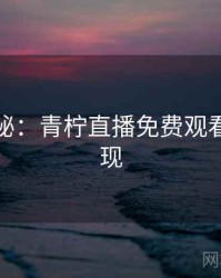 档案揭秘：青柠直播免费观看事件重现