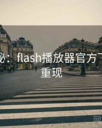 档案揭秘：flash播放器官方下载事件重现