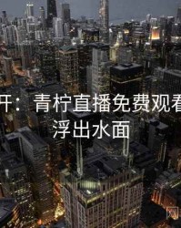 谜团解开：青柠直播免费观看的真相浮出水面