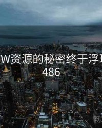 天堂WWW资源的秘密终于浮现 · 秘密486
