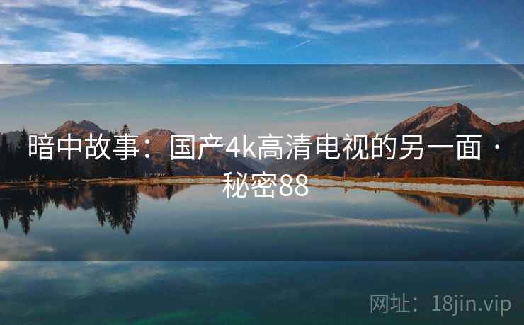 暗中故事：国产4k高清电视的另一面 · 秘密88