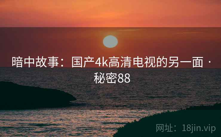 暗中故事：国产4k高清电视的另一面 · 秘密88