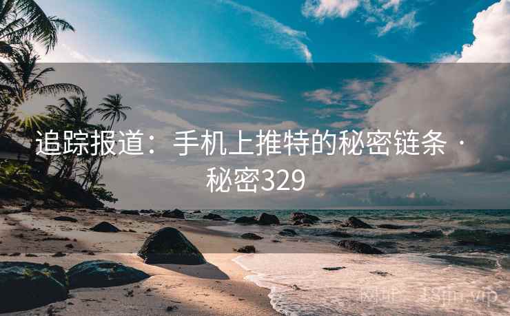 追踪报道：手机上推特的秘密链条 · 秘密329